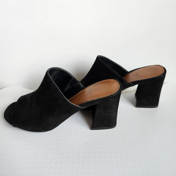 Black suede mules - Picture 5 of 7